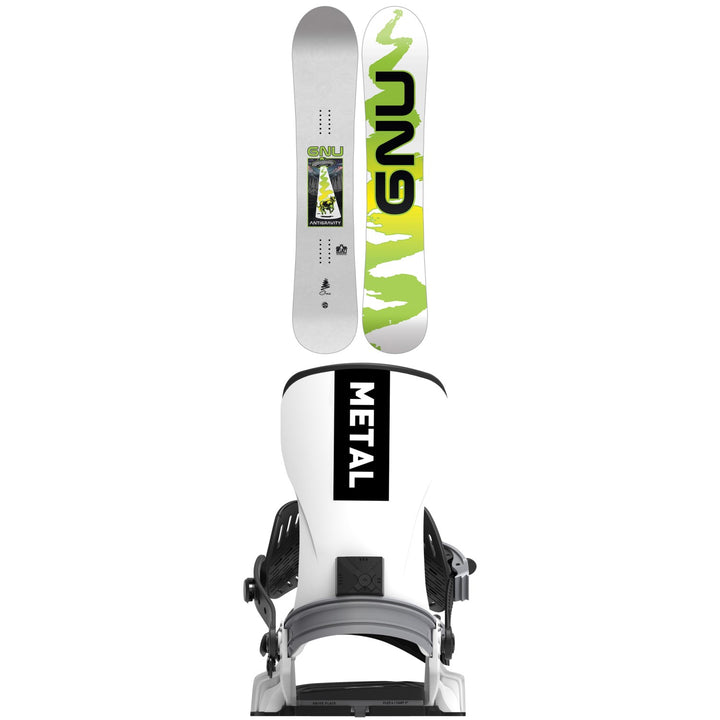 GNU Antigravity Snowboard + Bent Metal T-Zero Snowboard Bindings 2027