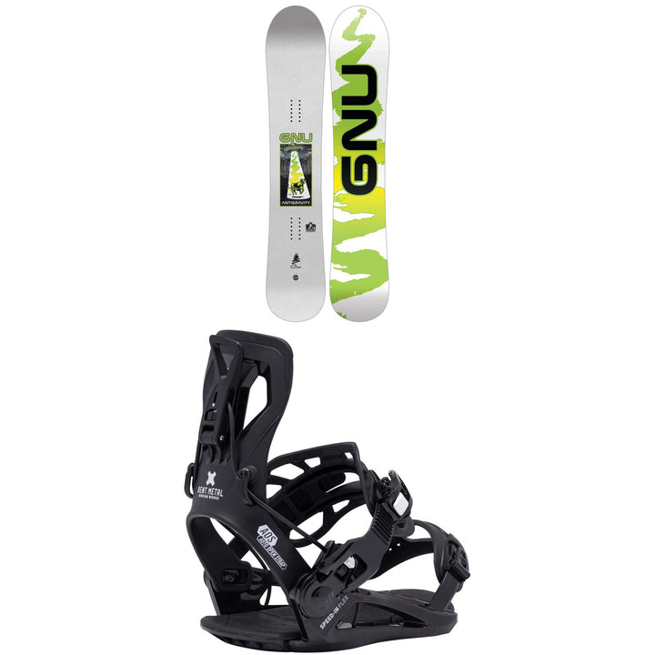 GNU Antigravity Snowboard + Bent Metal Speed-In Flex Snowboard Bindings 2027