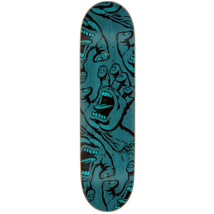 Santa Cruz Skateboards Crowded Hand 8.25 Skateboard Deck
