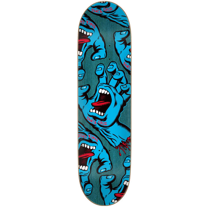 Santa Cruz Skateboards Crowded Hand 8.25 Skateboard Deck