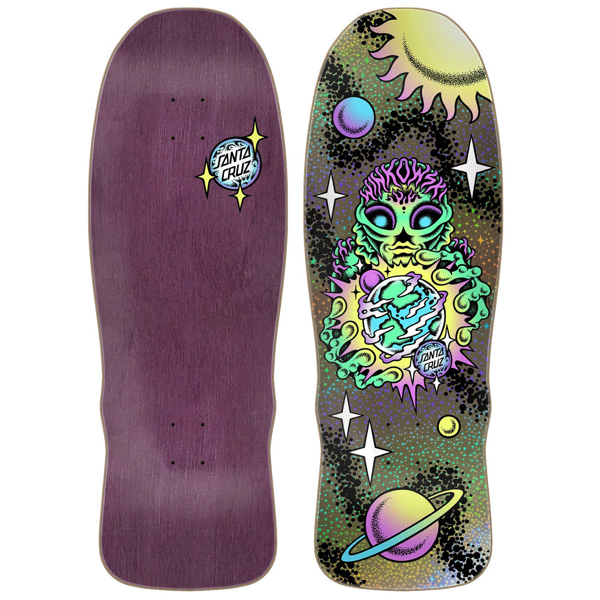 Santa Cruz Skateboards Winkowski Cosmic Pro Shaped 10.35 Skateboard Deck