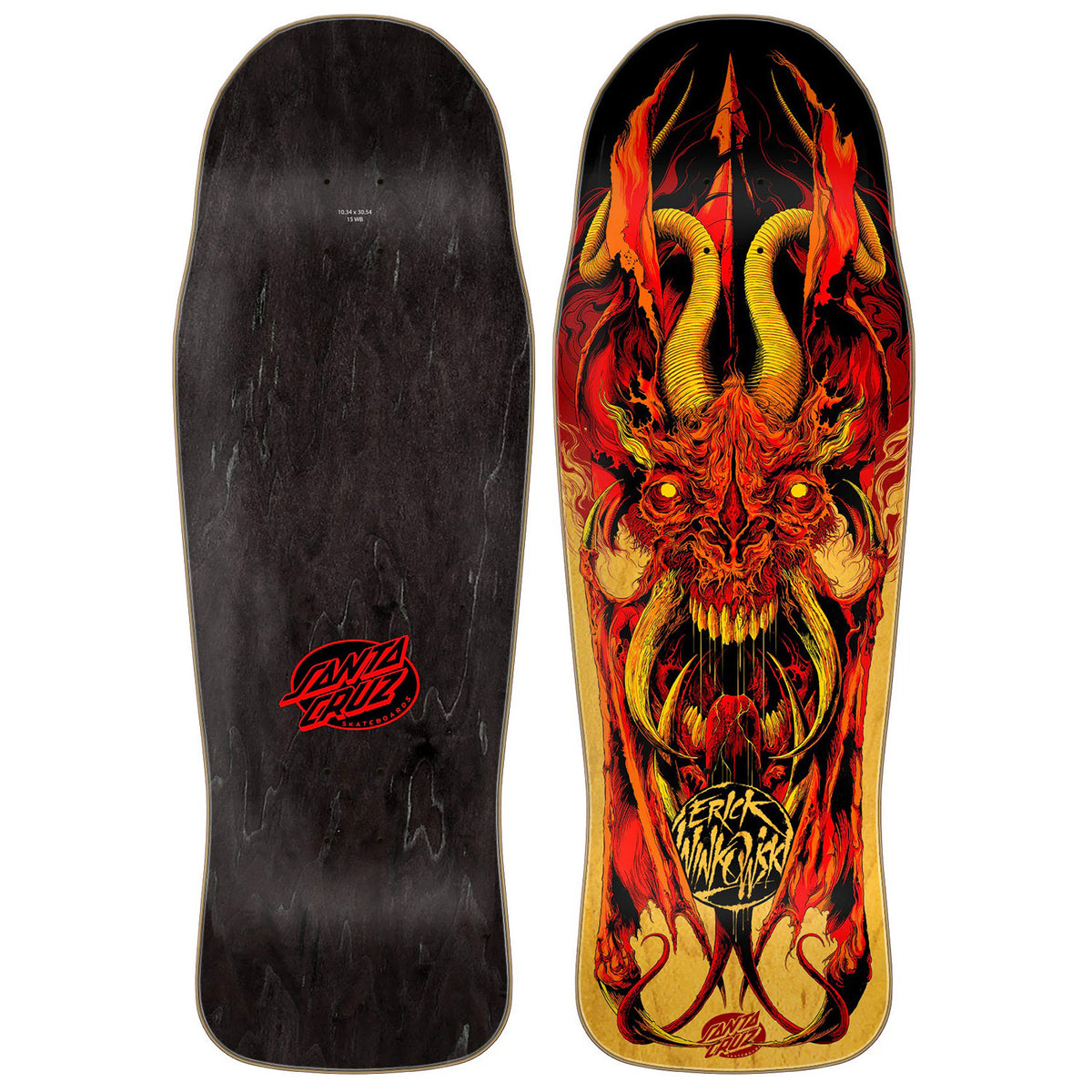 Santa Cruz Skateboards Winkowski Primeval Pro Shaped 10.34 Skateboard Deck