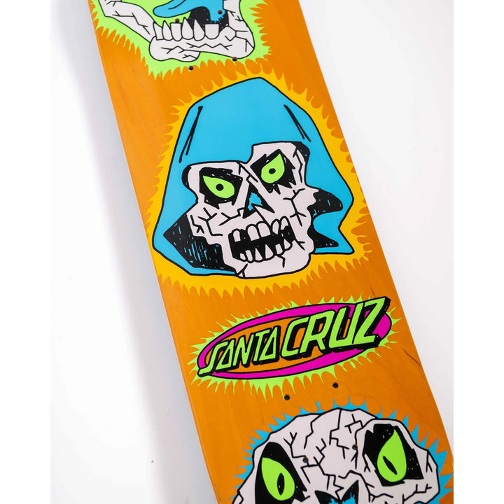 Santa Cruz Skateboards Scribble Head FeelBase 7.75 Skateboard Deck
