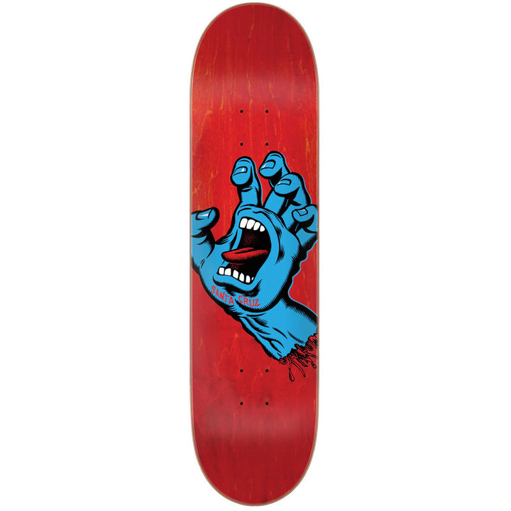 Santa Cruz Skateboards Screaming Hand 8.0 Skateboard Deck