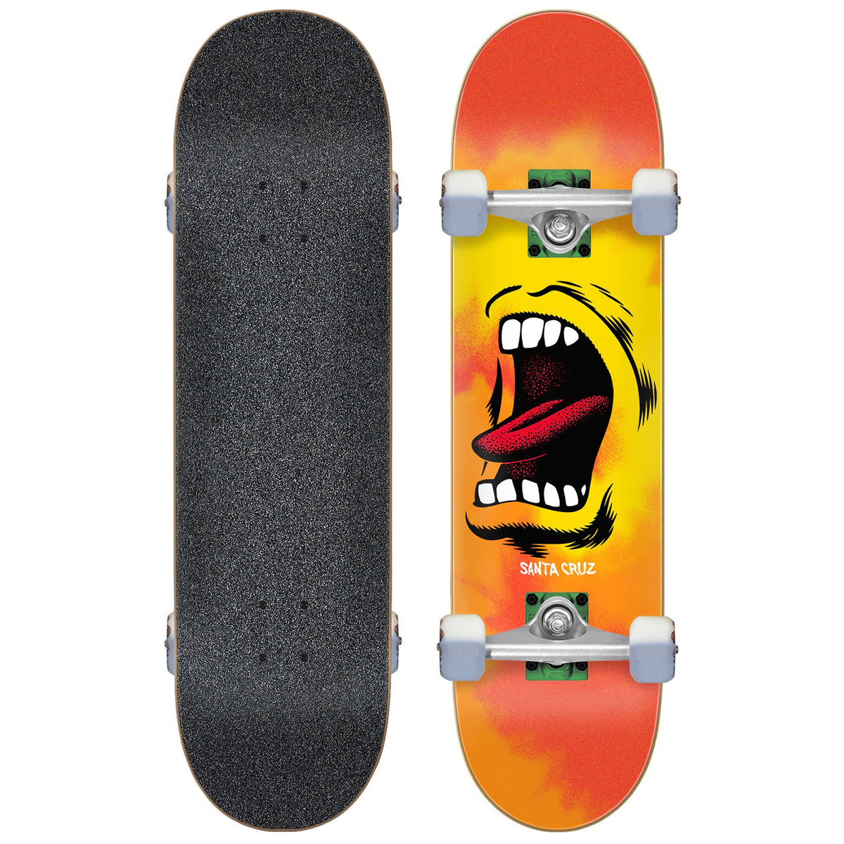 Santa Cruz Skateboards Big Mouth Flame Full 8.0 Skateboard Complete