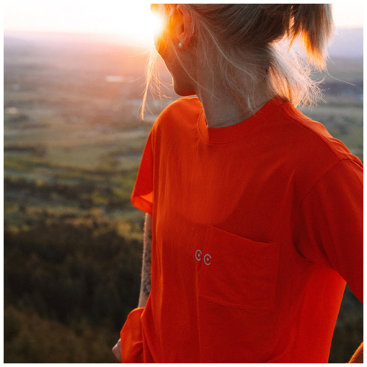 Curious Creatures Dirt Flirt Tech T-Shirt - Women's Tangerine Tango