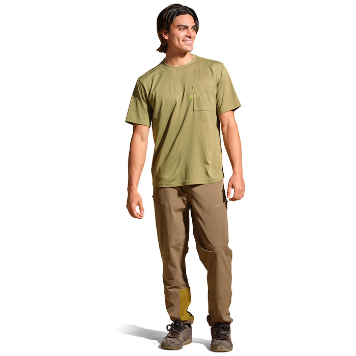 Curious Creatures Ridge Rascal Tech T-Shirt Olive Branch