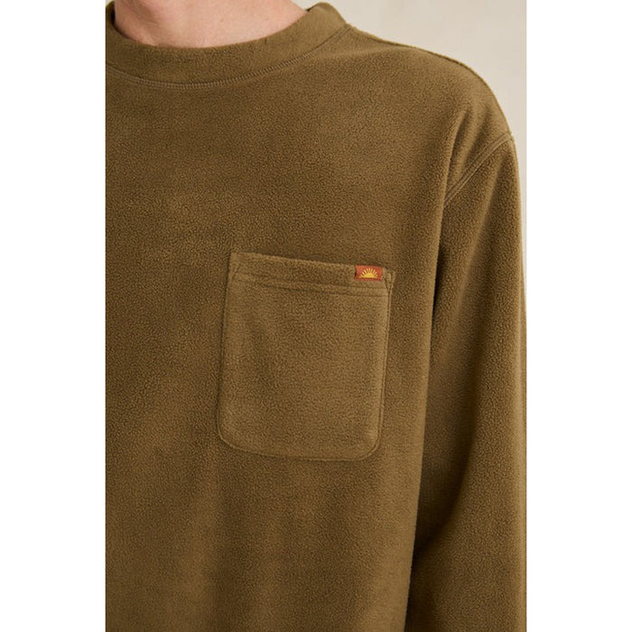 Rhythm Awake Polar Long-Sleeve Fleece - Men's Camel