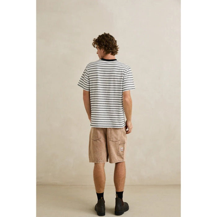 Rhythm Vintage Stripe Short-Sleeve T-Shirt - Men's Natural