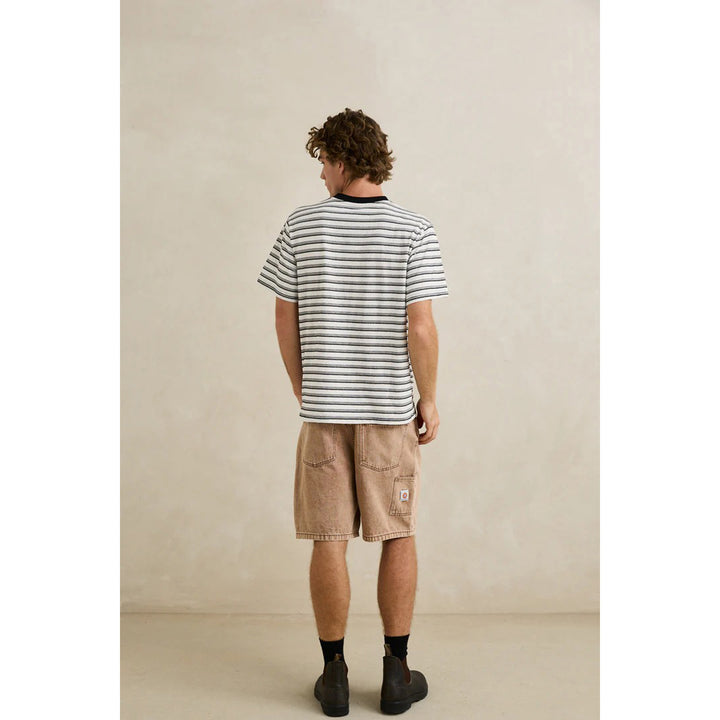 Rhythm Vintage Stripe Short-Sleeve T-Shirt - Men's Natural