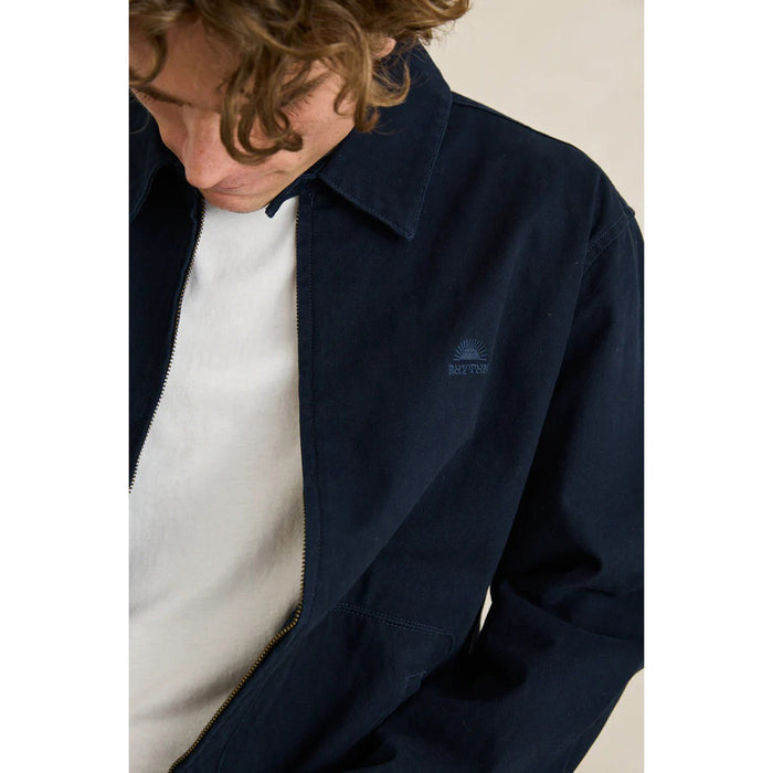 Rhythm Awake Herringbone Jacket - Men's Navy