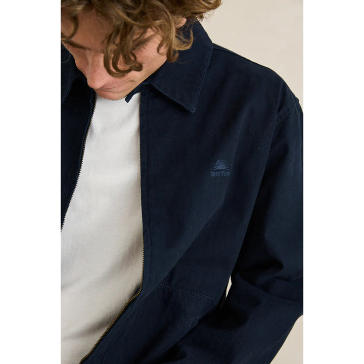 Rhythm Awake Herringbone Jacket - Men's Navy