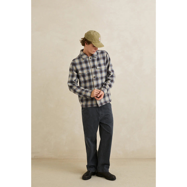 Rhythm Polar Bond Long-Sleeve Flannel - Men's Smoke