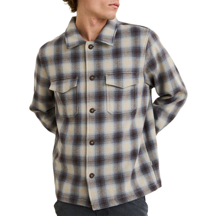 Rhythm Polar Bond Long-Sleeve Flannel - Men's Smoke