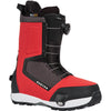 Geranium Red Grid/Black