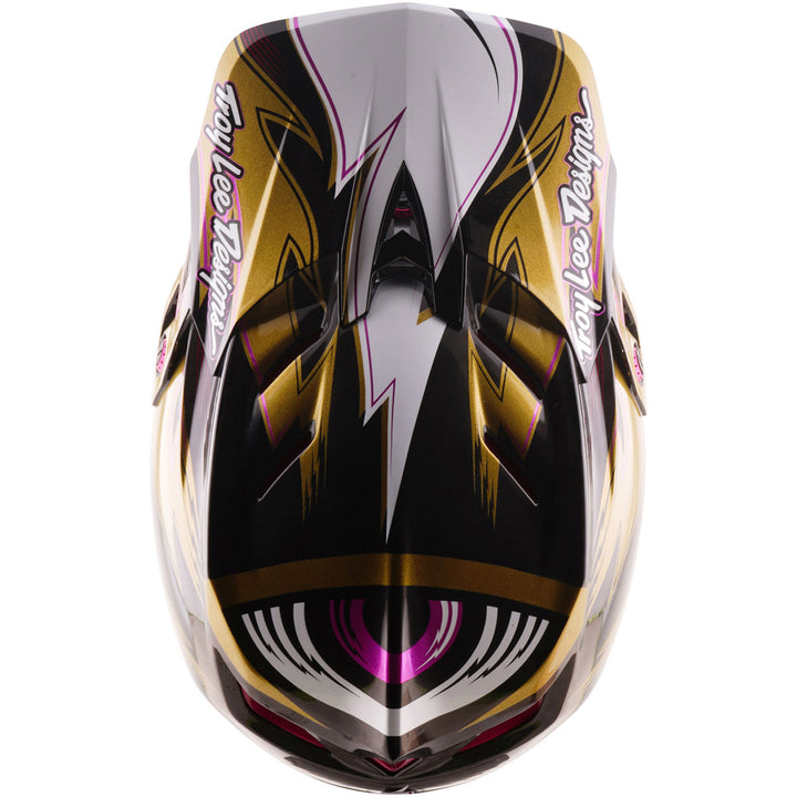 Troy Lee Designs D4 Carbon MIPS LE Cyclops Bike Helmet Cyclops Gold