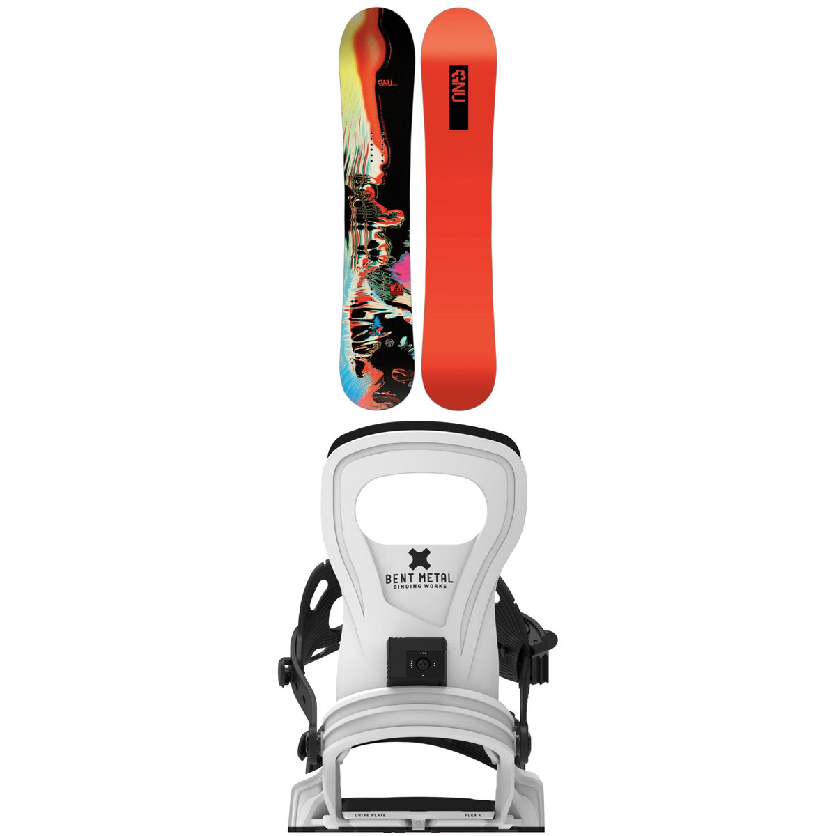 GNU Pepper Snowboard + Bent Metal Beam Snowboard Bindings - Women's 2027