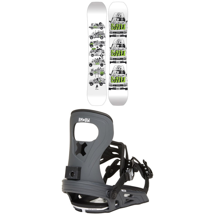 GNU Money Snowboard + Bent Metal Joint LTD Snowboard Bindings 2027