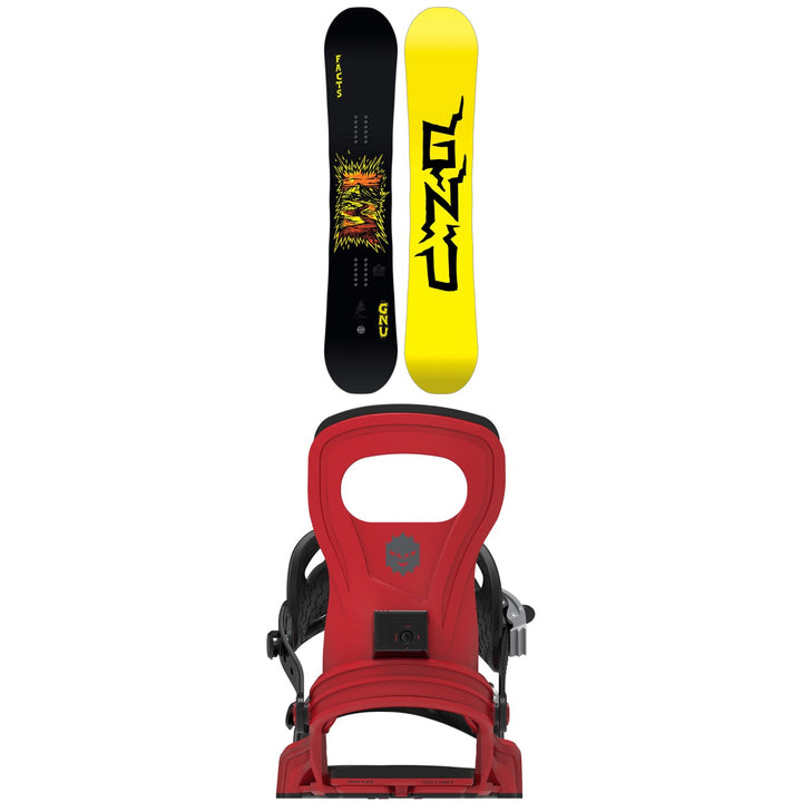 GNU Facts Snowboard + Bent Metal Joint Snowboard Bindings 2027