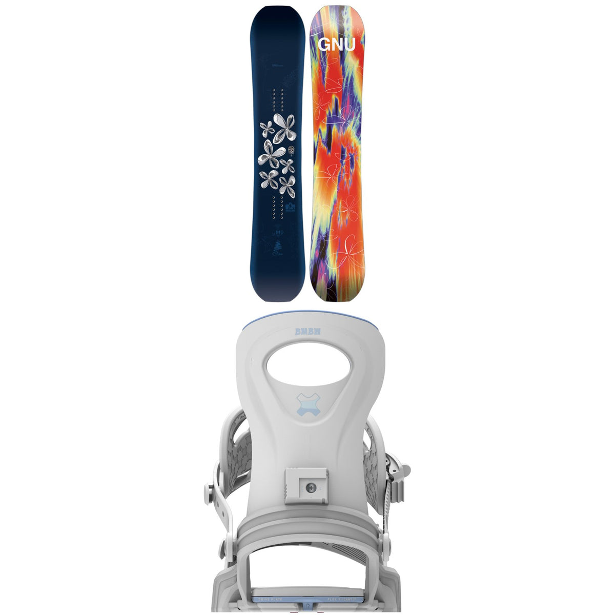GNU Gloss Snowboard + Bent Metal Metta Snowboard Bindings - Women's 2027
