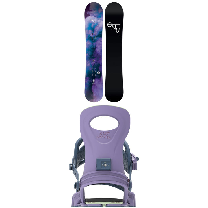 GNU Setsuna Snowboard + Bent Metal Metta Snowboard Bindings - Women's 2027