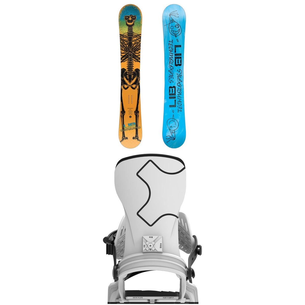 Lib Tech Doughboy Snowboard + Bent Metal Axtion Snowboard Bindings 2027