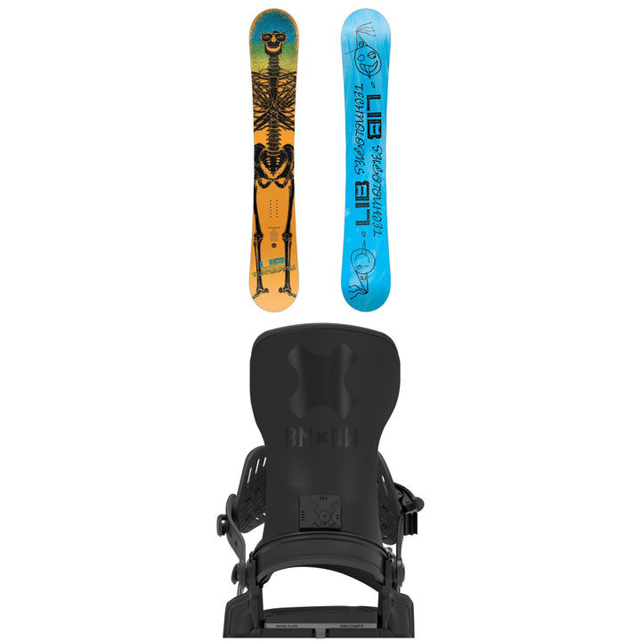 Lib Tech Doughboy Snowboard + Bent Metal Transfer Pro Snowboard Bindings 2027