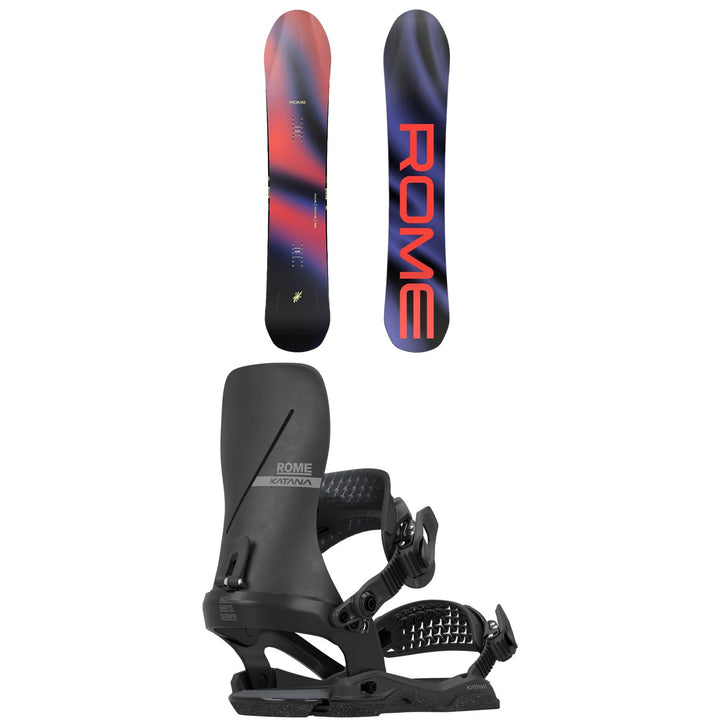 Rome Ravine Snowboard + Katana AW Snowboard Bindings 2027