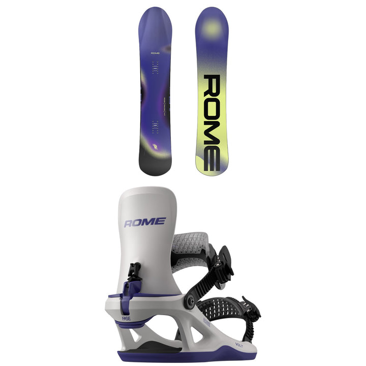 Rome Ravine Snowboard + Volt FASE Snowboard Bindings - Women's 2027