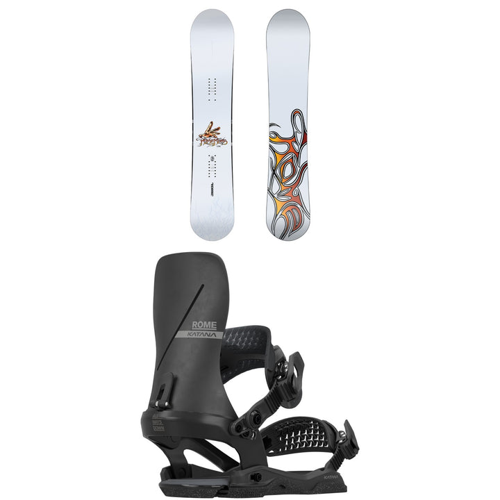 Rome Rene Snowboard + Katana AW Snowboard Bindings 2027