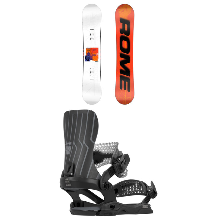 Rome Agent Snowboard + 390 Boss AW Snowboard Bindings 2027