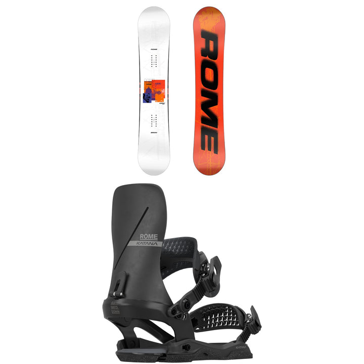 Rome Agent Snowboard + Katana AW Snowboard Bindings 2027