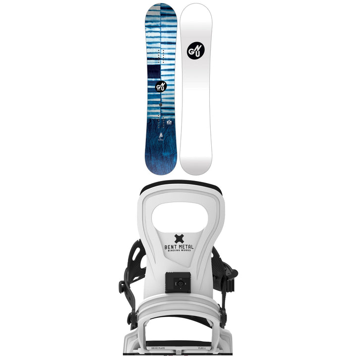GNU Miira Snowboard + Bent Metal Beam Snowboard Bindings - Women's 2027