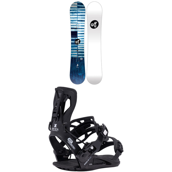 GNU Miira Snowboard + Bent Metal Speed-In Flex Snowboard Bindings - Women's 2027