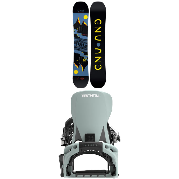 GNU Ladies Choice Snowboard + Bent Metal Lightning Supermatic Snowboard Bindings - Women's 2027