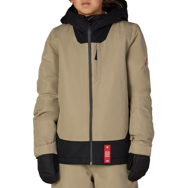 686 Gateway™ Insulated Jacket - Boys' Khaki Colorblock