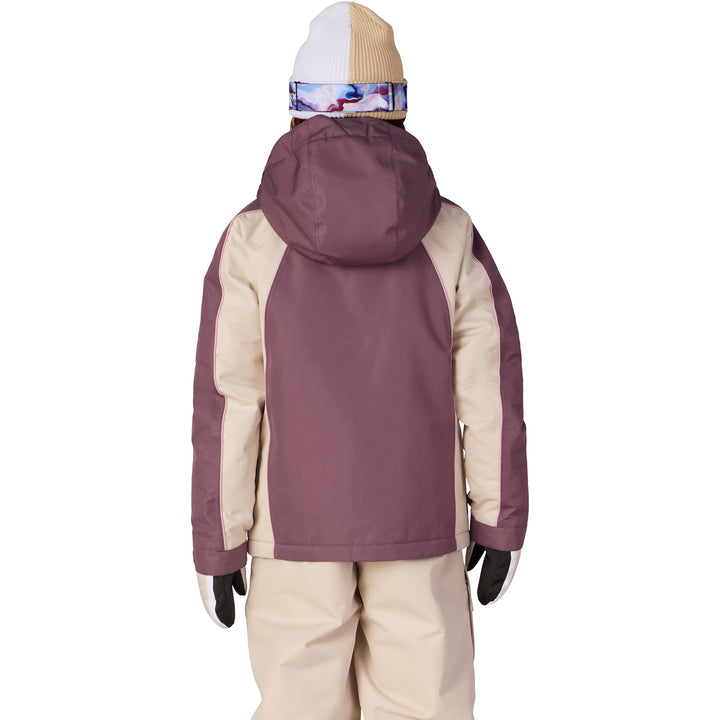 686 Hologram™ Insulated Jacket - Girls' Black Plum Colorblock
