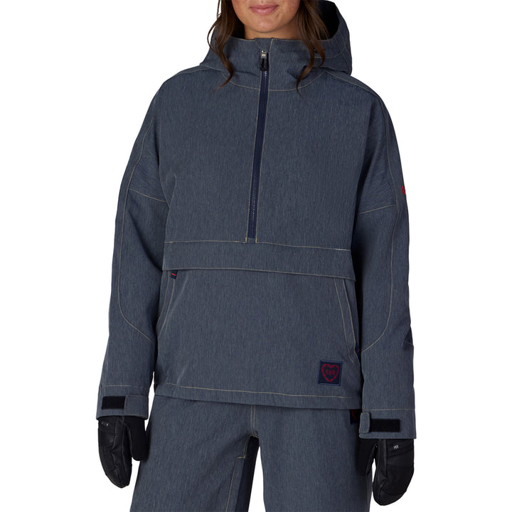 686 Outline Shell Anorak - Women's Navy Denim