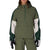 686 Outline Shell Anorak - Women's Fatigue Green Colorblock