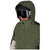 686 Outline Shell Anorak - Women's Fatigue Green Colorblock