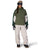 686 Outline Shell Anorak - Women's Fatigue Green Colorblock