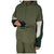686 Outline Shell Anorak - Women's Fatigue Green Colorblock