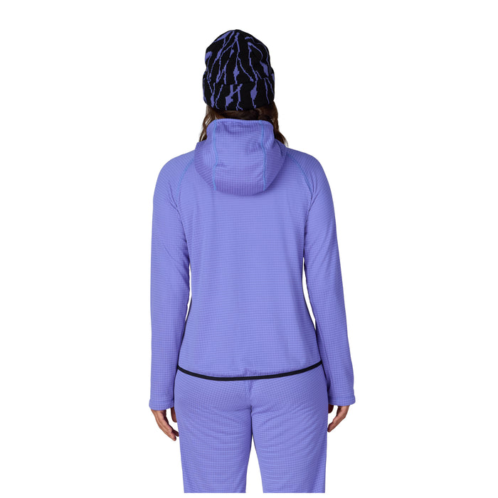 686 Mission Grid Hoodie - Women's Alpenglow Blue