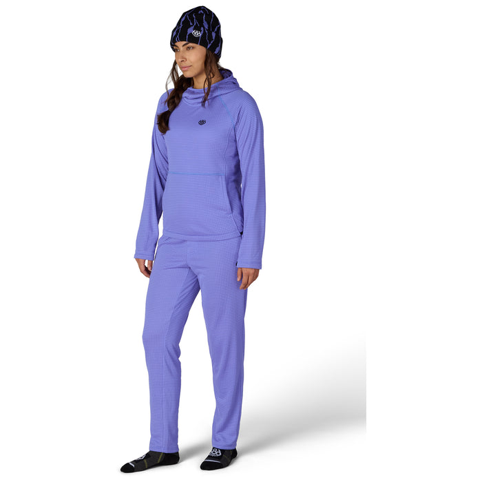 686 Mission Grid Hoodie - Women's Alpenglow Blue