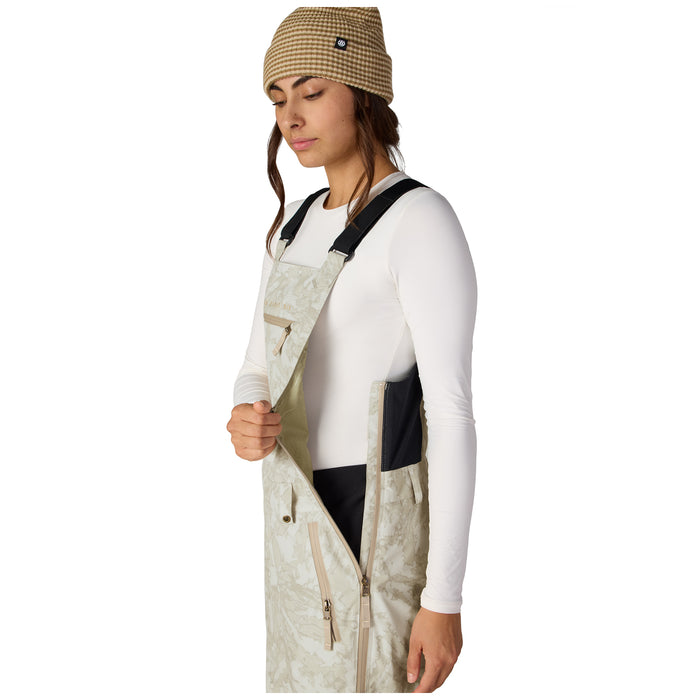 686 Regalia™ Bibs - Women's Limestone Scratch Camo