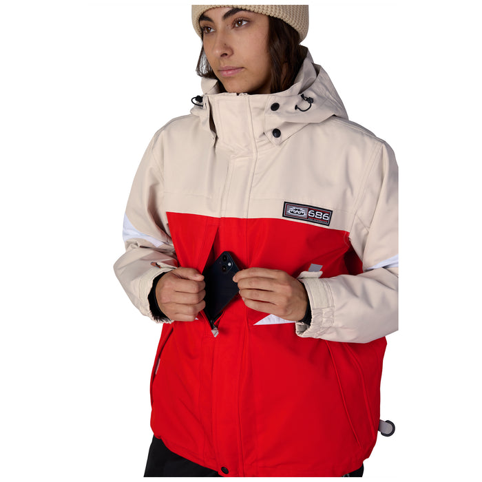 686 Search Jacket - Women's Limestone Colorblock