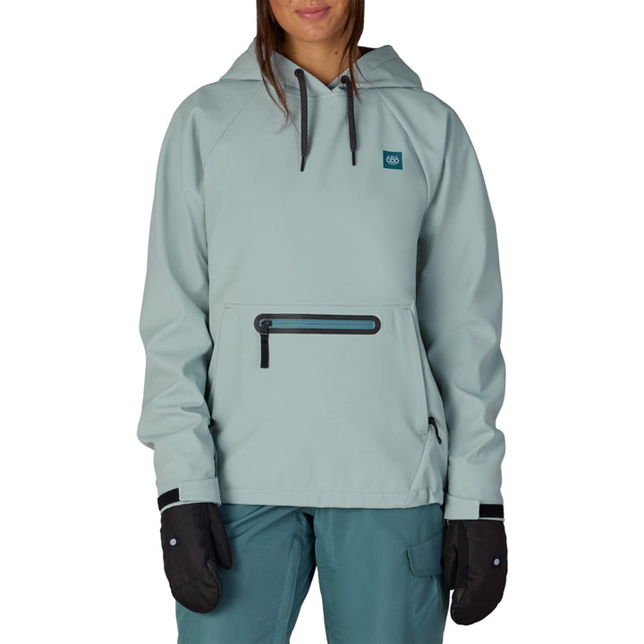 686 Waterproof Hoodie - Women's Dusty Marine