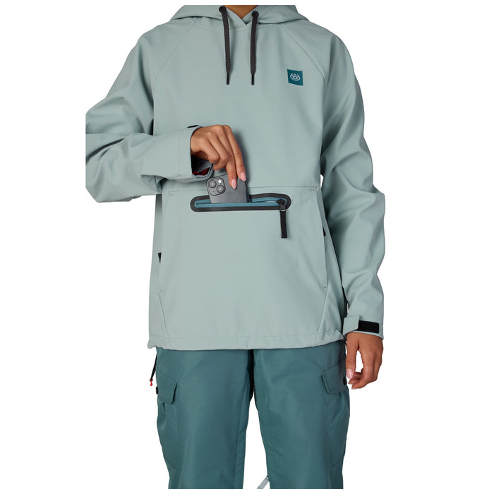 686 Waterproof Hoodie - Women's Dusty Marine