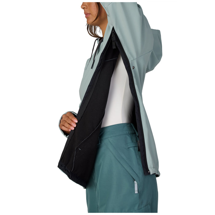 686 Waterproof Hoodie - Women's Dusty Marine
