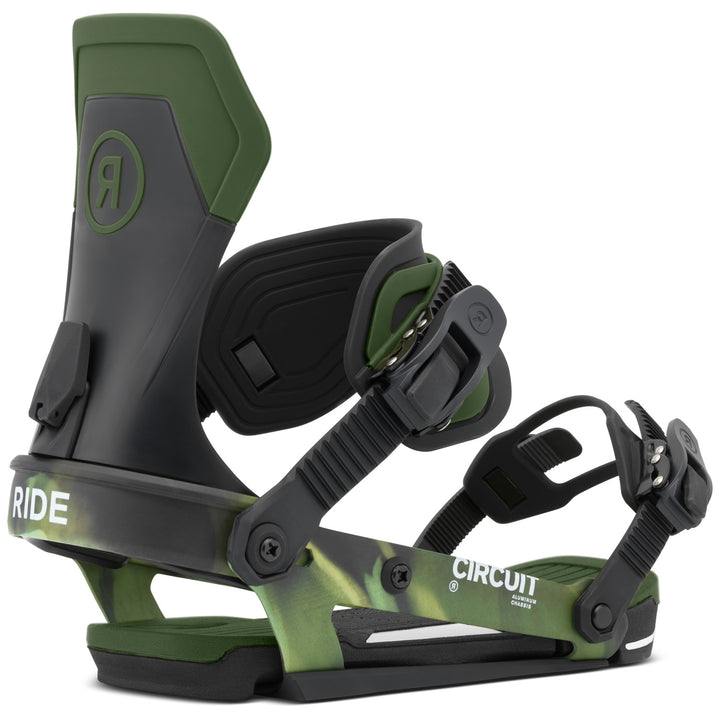 Ride Circuit Snowboard Bindings 2027 Swamp Camo